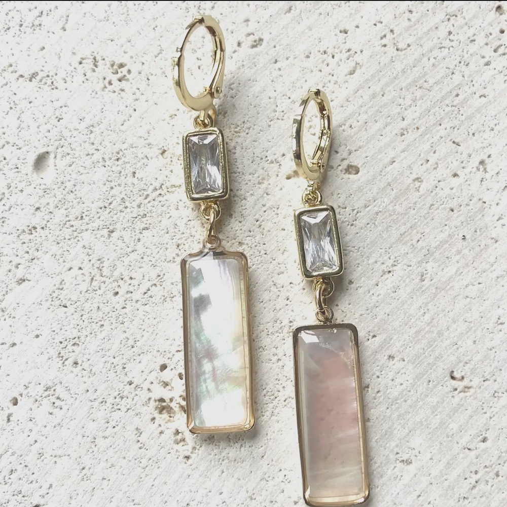 Elegant Gold and Pearl Drop Earrings